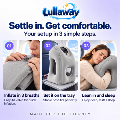 Lullaway™️ Inflatable Travel Pillow